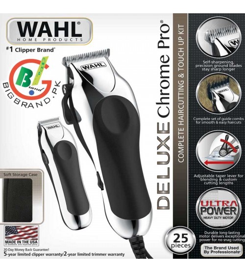 Wahl Clipper Deluxe Chrome Pro